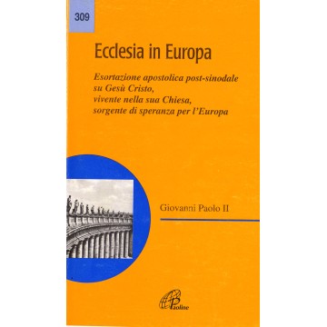 ECCLESIA IN EUROPA....