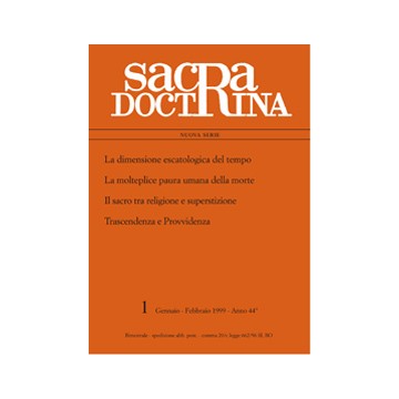 Sacra doctrina 44 (1999) n. 1.
